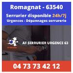 Serrurier à Romagnat | 24/24 et 7/7