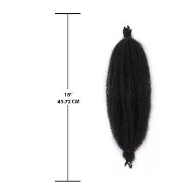Cheveux Afro Crépus 18” - 1B Noir