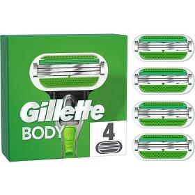 Gillette body lames de rasoir pour hommes 4 lames de rechange 3 lames plus solides que