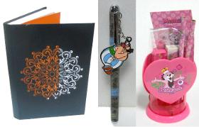 Papeterie : carnets, stylos, journal intime, sets écoliers