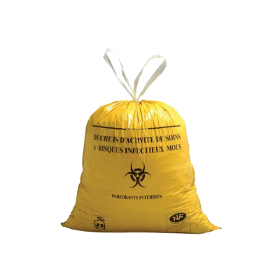 Sac à déchets spéciaux DASRI 20 L jaune
