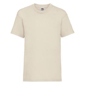 T-shirt ajusté enfant valueweight en coton jersey fil Belcoro