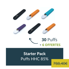 Starter Pack - 30 Puffs 85% HHC + 6 offertes