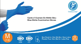 Gants Nitrile non stériles, 3.8 gr, non poudrés EN455- EN374