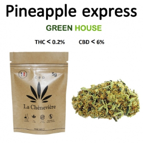 Pineapple Express – Fleur de CBD – LA CHÈNEVIÈRE CBD vendu en 5 gr
