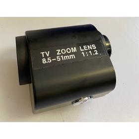 Zoom motorise asservi 1/2 p 8,5/51mm 7.1° 41° fh08551gj 3 1/2 pour camera