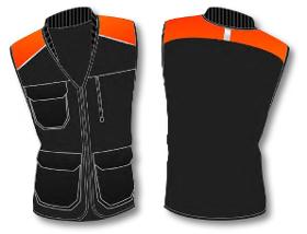 Gilet Multipoches bicolore - Fit & Work