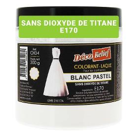 Colorant Liposoluble Blanc Pastel Laque 300g