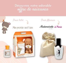 Cadeau de naissance parfum maman & bébé by Christine Arbel