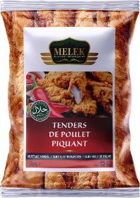 E243 : Melek Chicken tenders piquant 1400gr (6pc par colis)