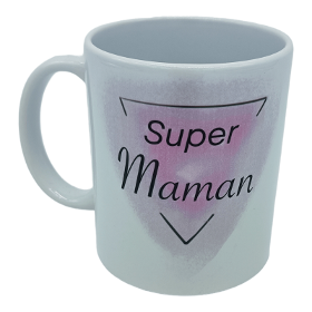 Mug Super maman rose