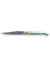 Couteau de Table Laguiole Tradition - Plexi Vert