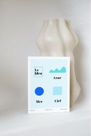 Carte Postale Le Bleu