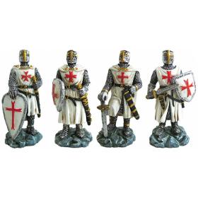 Figurine 8cm Templiers Guerriers