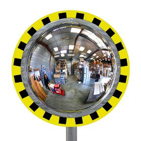 Miroir de sécurité pour entrepôt et logistique 180° Plexi+