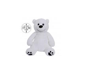 PELUCHE OURS BLANC 35CM
