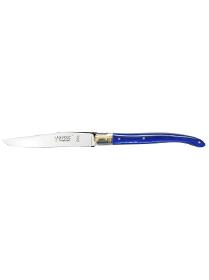 Couteau de Table Laguiole Tradition - Plexi Bleu