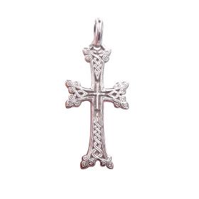 Croix Arménienne en or blanc 18 carats 1.76 gramme