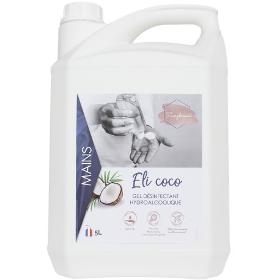 Gel hydroalcoolique parfumé ELI -2235- Bidon 5L coco