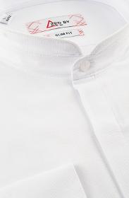 Chemise blanche col mao