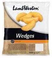F200 : Lambweston Wedges nature sans peau 1000gr (10pc par colis)