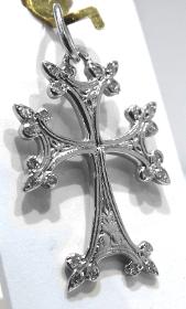 Modèle PRESTIGE Croix Arménienne en or (3.31 g ) avec 24 diamants de 0,01 soit