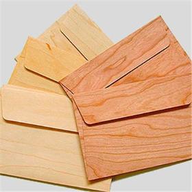 Enveloppes en bois