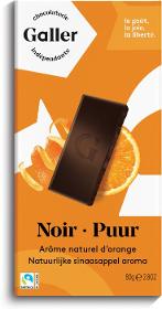 Galler Tablette Noir Orange 70% 80gr - 20