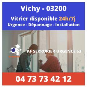 Vitrier sur Vichy – 24h/24 et 7j/7