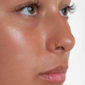 Le faux piercing Camille - double piercing nez