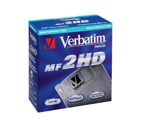 Verbatim Datalife MF2HD 3.5" Microdisks IBM-Formatted 1.44MB (10Pack)