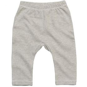 Pantalon legging bébé rayé en coton bio doux et extensible, 200 g/m²