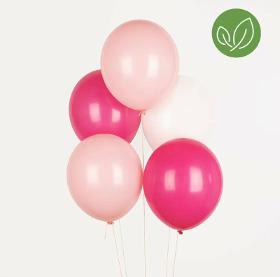 10 Ballons 100 % Biodégradables - Rose