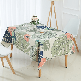 Nappe de table au motif floral tropicale