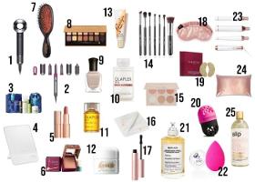 Beaucoup de cosmétiques (L'Oréal, Estée Lauder, Gillette, Ni