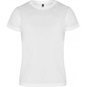 T-shirt technique enfant polyester manches courtes avec col rond
