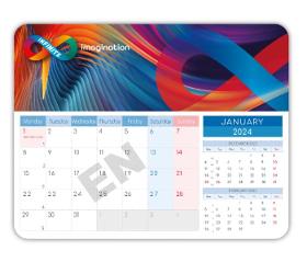 CALENDAR MOUSE PAD with personalized imprint