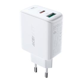 Chargeur mural Acefast USB Type C / USB 32W, PPS, PD, QC 3.0, AFC