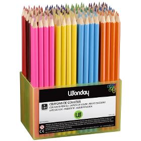 Pot de 144 crayons de couleur 18 cm