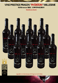 1000 Btles Vin Rouge Bordeaux Millésime Prestige " THE PHÂRÂON" G2 (75 cl)