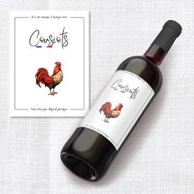 Le Coq - vin rouge - Cousiots