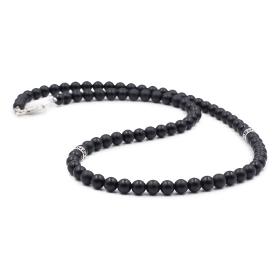 COLLIER HOMME PPJ ONYX 6 MM