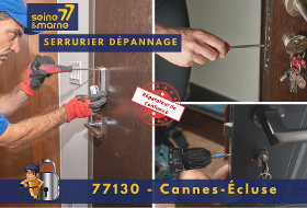 Serrurier Cannes-Ecluse (77130)