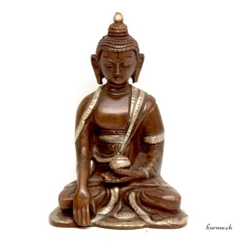 Statue de Bouddha Shakyamuni – Bronze et argent – N°6