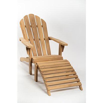 chaise longue en bois de teck