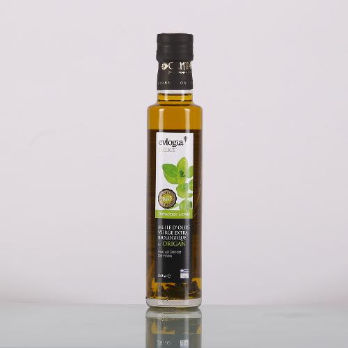 Huile d’olive bio vierge extra à l’origan 250ml