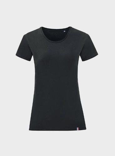 T-shirt Femme col rond Fabriqué en France Coton bio