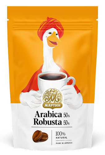 Ground coffee Arabica 50% Robusta 50% x30