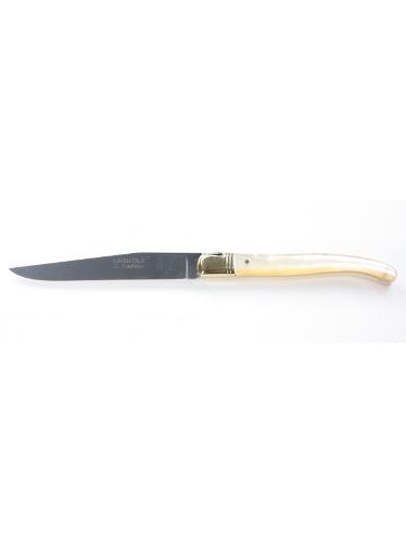 Couteau de Table Laguiole Tradition - Plexi Ténéré