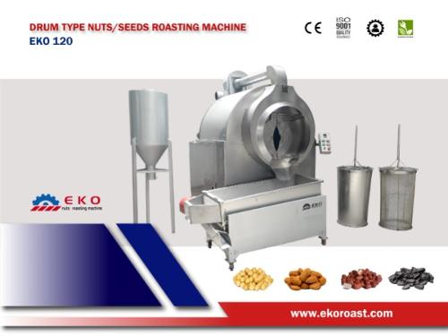 Rotary Nuts Roasting Machine 180-360 kg/h